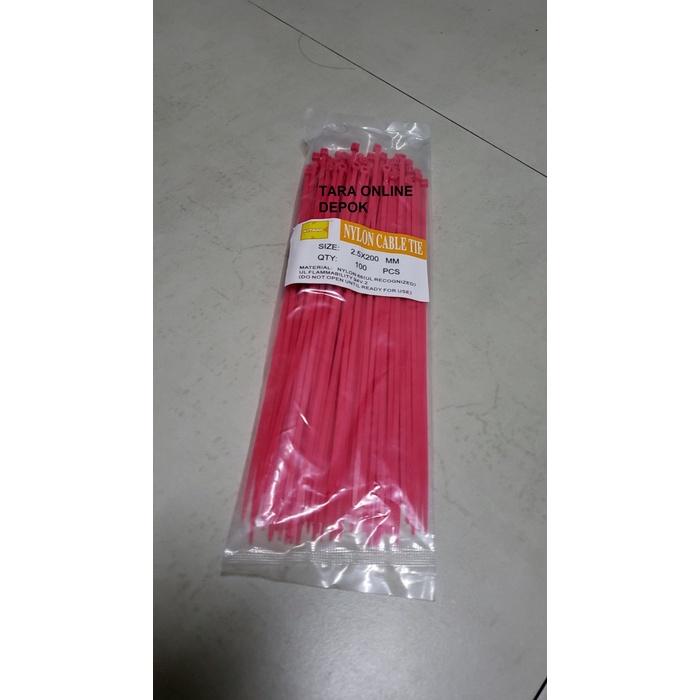 

Kabel Ties 20 Cm x 2,5 mm Pink merk Kitani - 7112273