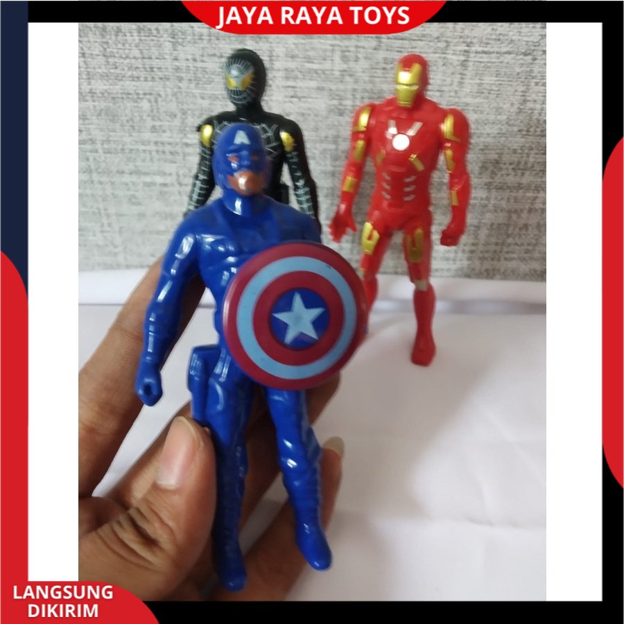 2020 - 2 MAINAN ROBOT SUPERHEROES ISI 4 PCS MINI / mainan robot Figur Avengrs SNI