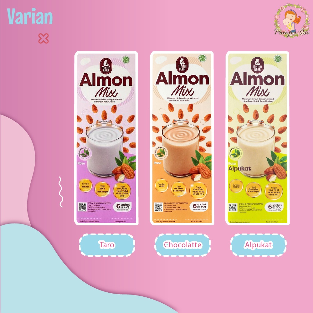 MamaBear Almon Milk / Asi Booster Pelancar Asi Susu Almond