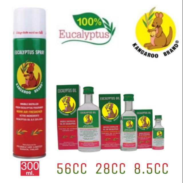 JRMM EUCALYPTUS OIL KANGAROO BRAND MINYAK KAYU PUTIH ORIGINAL THAILAND