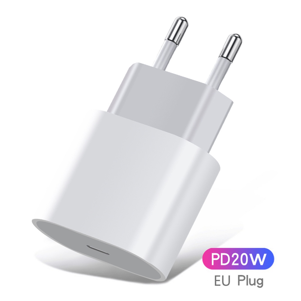 2023charger pd 20w 9v-2.2a Kepala Pengisian Cepat Tipe c 20w Antarmuka Cocok Untuk iphone EU Peraturan UK US