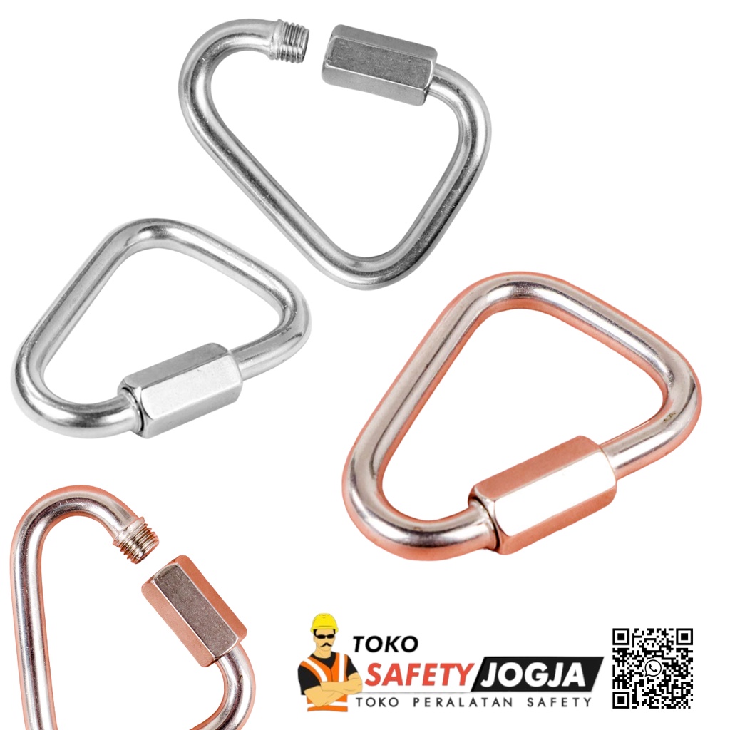 Carabiner Safety Lock Allumunium aloy