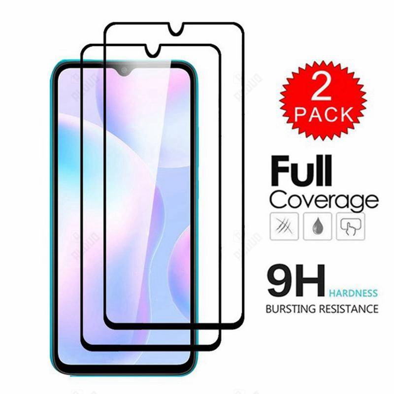 2pcs Hitam Tempered Glass Untuk Redmi Note9 8 7 6 5 Pro 9s 9t 8t 7s 5a 4x4 Pelindung Layar Untuk Redmi Y1 Lite Note5 AI Dual Kamera S2 Y3 Film