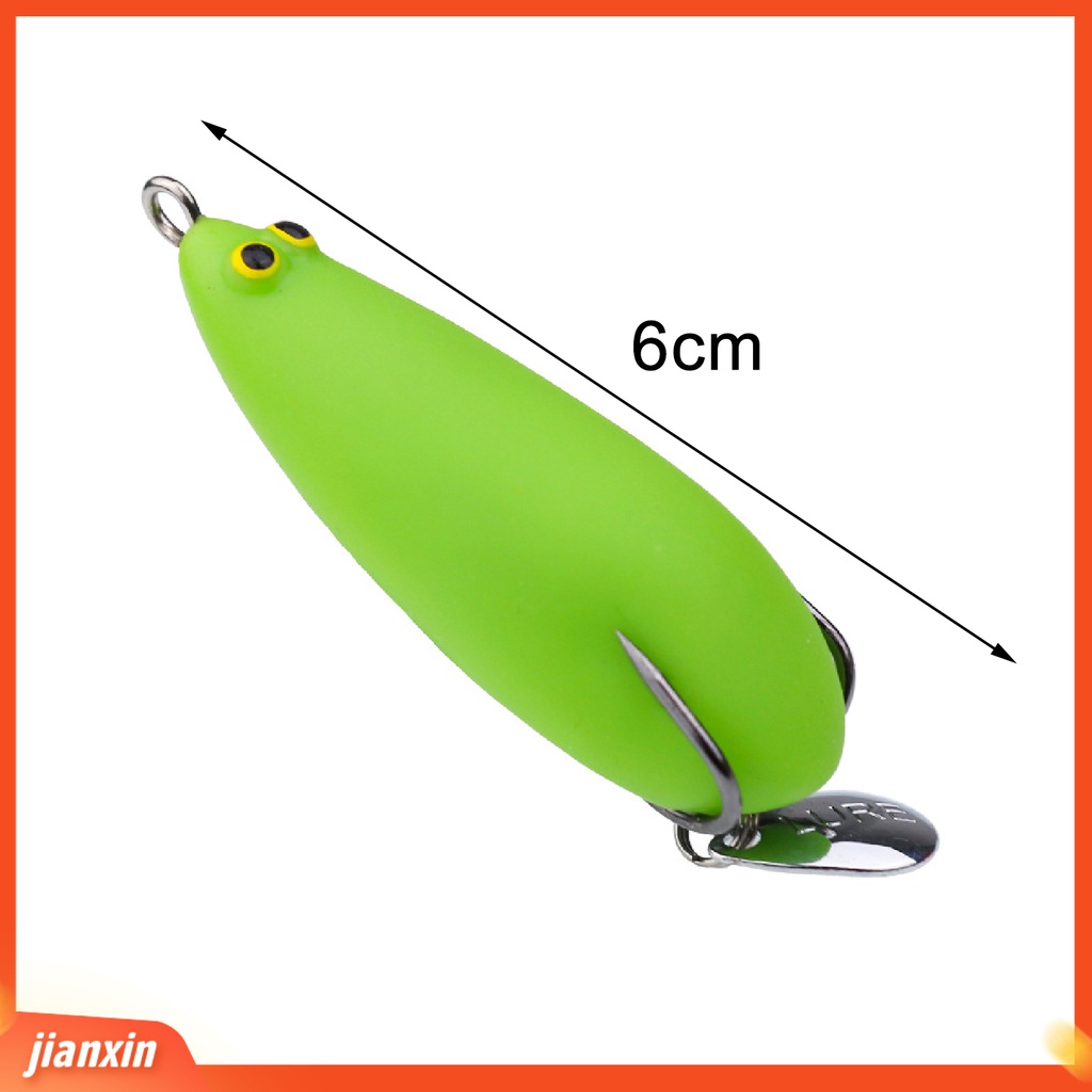 (In Stock) 10g 6cm Gigitan Pancing Praktis Portable Metal Frog Fishing Lure Untuk Nelayan