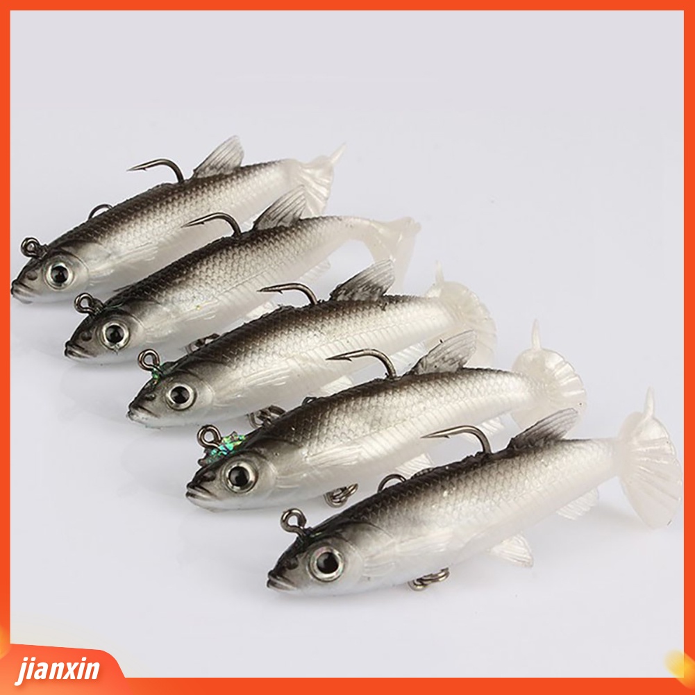 (In Stock) 1Pc Umpan Pancing 8cm Mirip Hidup Tackle Crankbait Kait Tajam Alat Ikan Kecil