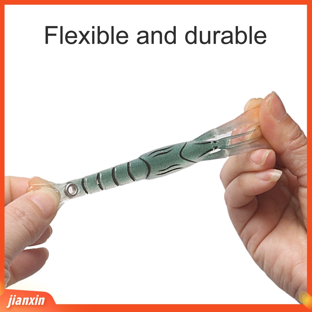 (In Stock) 9.5cm /6g Umpan Pancing Simulasi Tinggi Menggoda Penembus Kuat Luminous Liitle Lobster Shape Lembut Palsu Lure Fishing Tackle