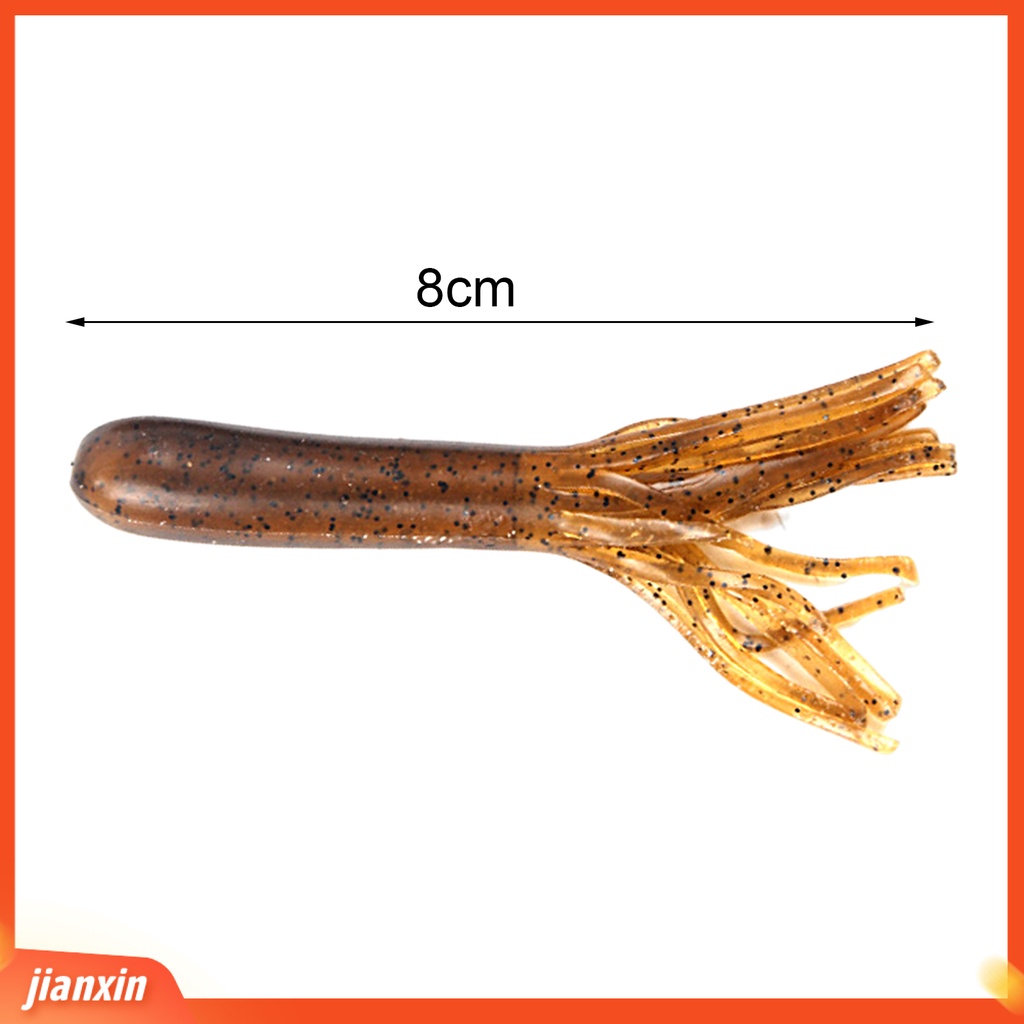 (In Stock) 8cm /4.5g Cumi Umpan Lembut Simulasi Cumi Rok Menarik Umpan Profesional Memancing Memancing Universal Luar Ruangan Umpan Berongga Umpan Lembut Perlengkapan Memancing