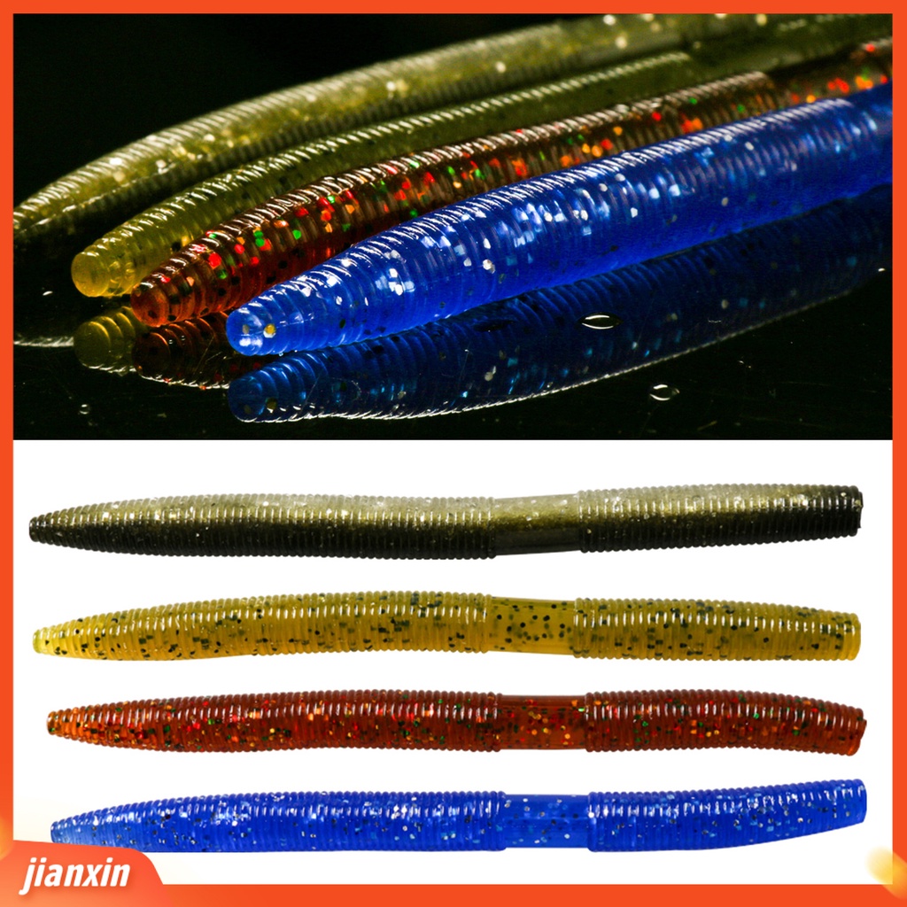 (In Stock) 8Pcs 145mm /10g Fleksibel Lembut Umpan Pancing Nyaman Dibawa Strip Panjang Universal Umpan Palsu Untuk Memancing