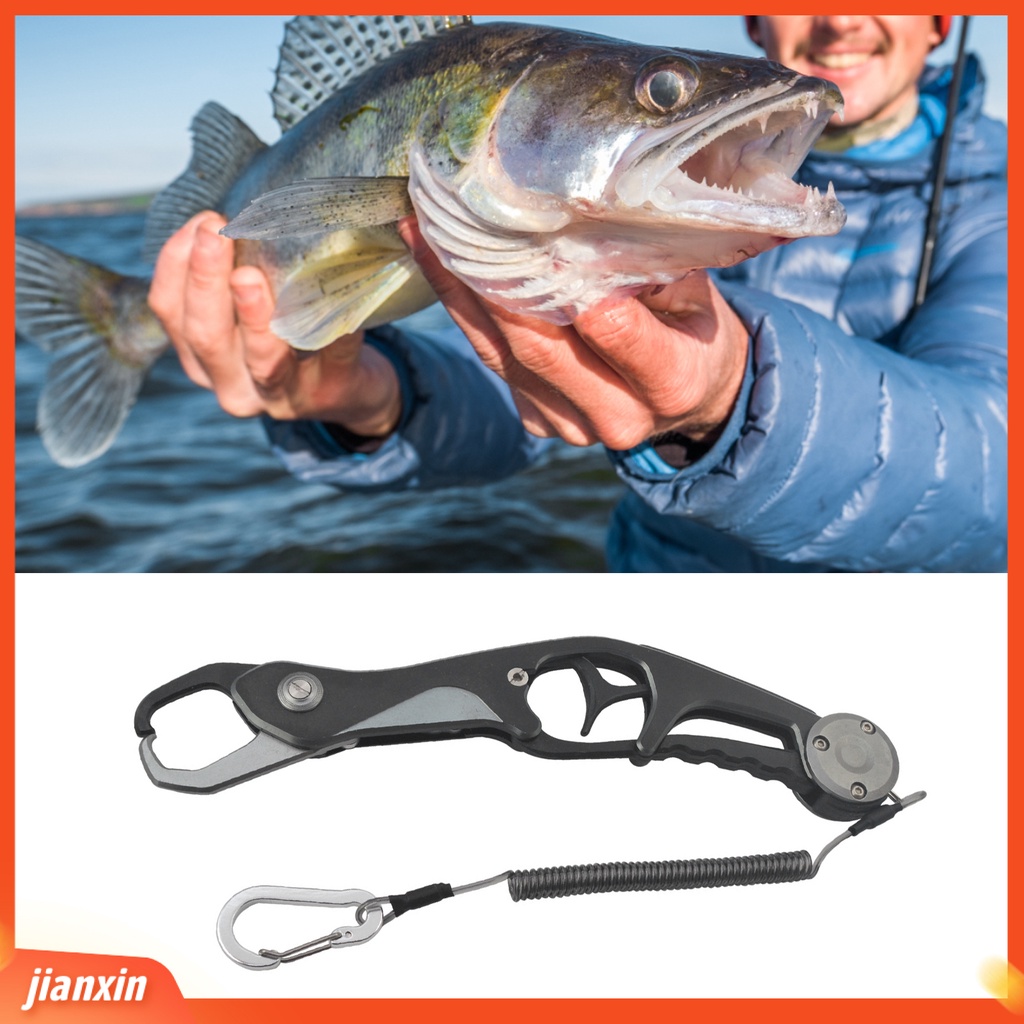 (In Stock) Fish Controller Multifungsi Tajam Portable Fish Grip Lip Clamp Grabber Untuk Pecinta Pancing