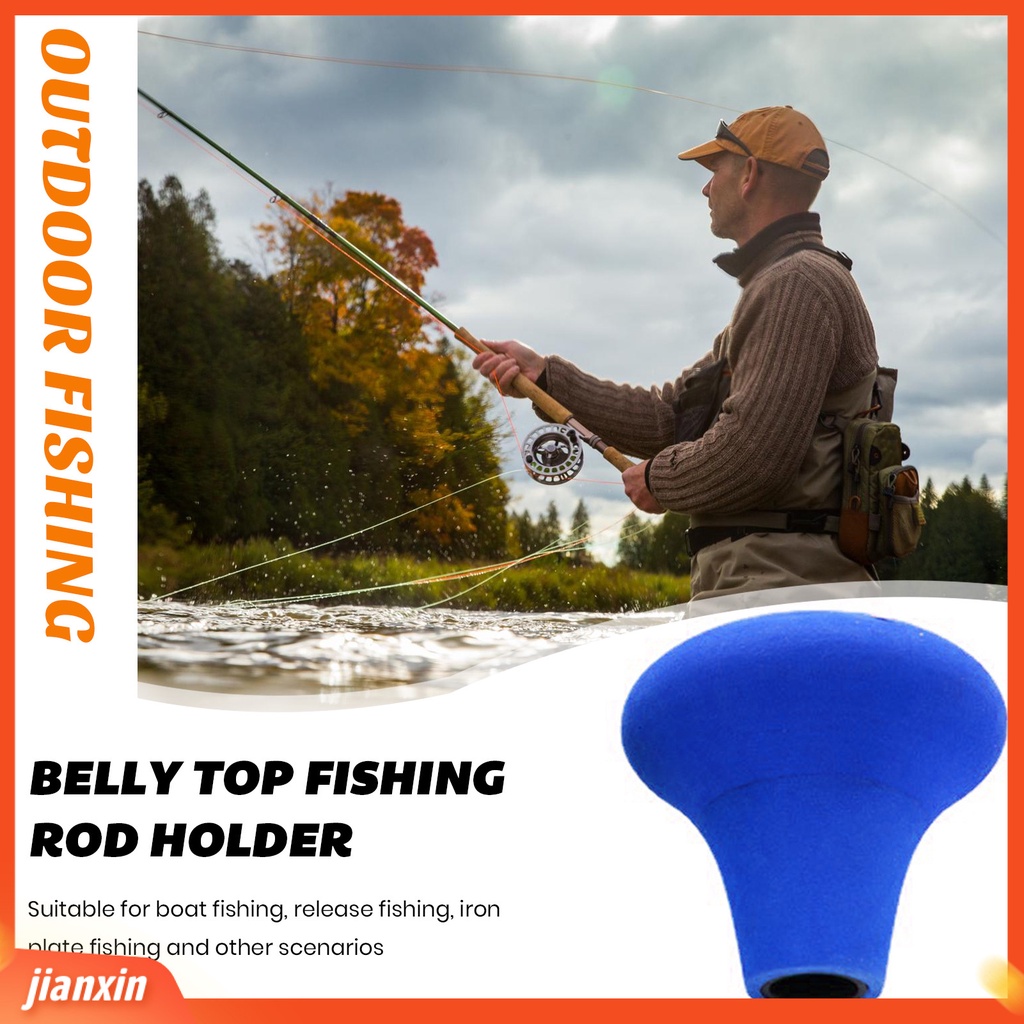 (In Stock) Belly Top Shock Absorb High Stability Fishing Rod Holder Boat Fishing Deep Sea Fishing Belly Top Alat Pancing