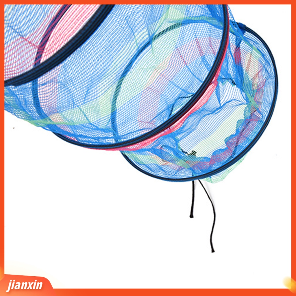 (In Stock) Wadah Kandang Jaring Ikan Nilon 3lapis Portabel Dapat Dilipat Dengan Tali Serut