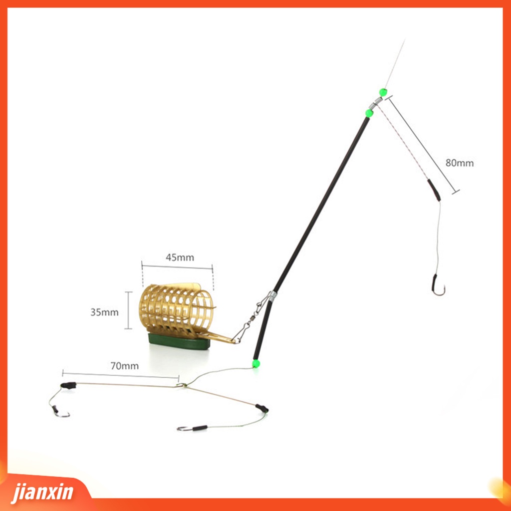 (In Stock) 1set String Grup Pancing Dengan Tiga Kait Konstruksi Kuat Metal Travel String Aksesoris Memancing Untuk Pecinta Memancing