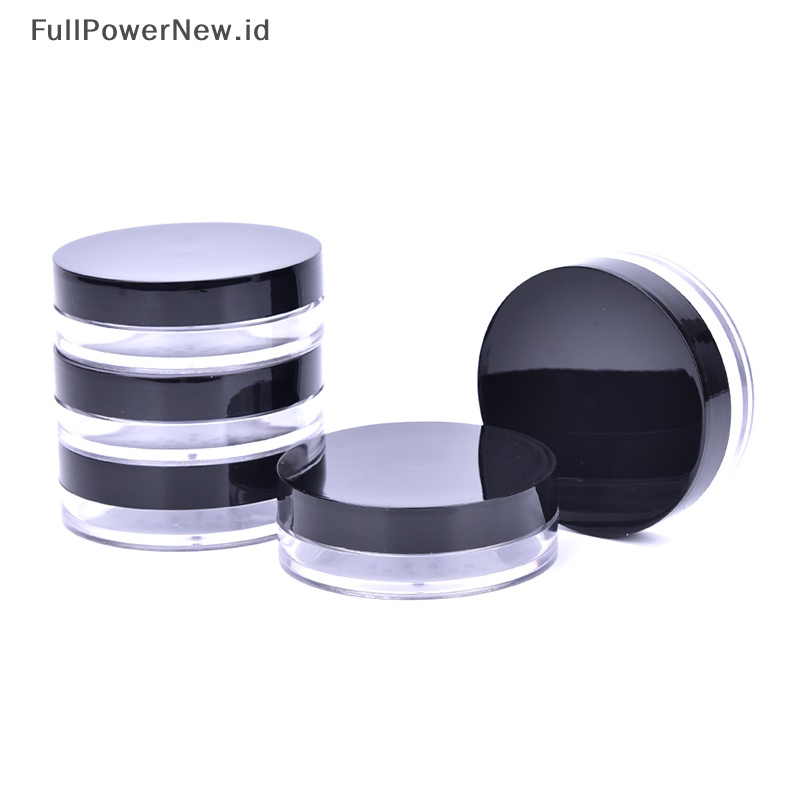 Power Kosong Isi Ulang Kosmetik Jar Pot Loose Face Powder Sifter Case Kotak Bedak ID