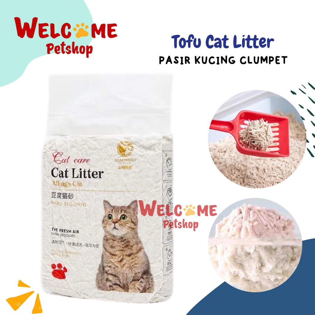 Tofu Cat Litter 4.5Lt Pasir Gumpal Kucing Flushable Clump Clumpet