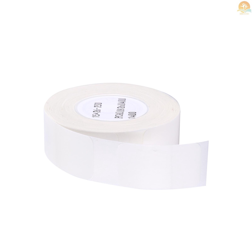 In Stock Thermal Printing Label Kertas Barcode Harga Size Nama Label Kosong Tahan Air Sobek 15*26mm 230lembar/roll Untuk Organizer Rumah Supermarket Store Catering