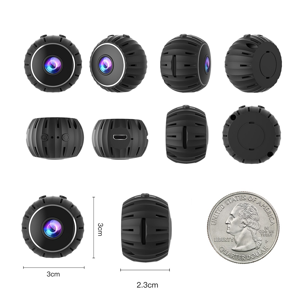 Mini CCTV WiFi IP Camera Sensor 1080P - X10