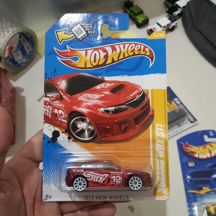 TERBARU hotwheels subaru wrx sti 2012 new models (akta) TERLENGKAP ORIGINAL PRODUCT
