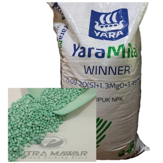 Pupuk Npk Yaramila Winner (Repack 250Gr)Npk 15 - 09 - 20 (S). Grower Yaramila-Pupuk Buah Npk Buah