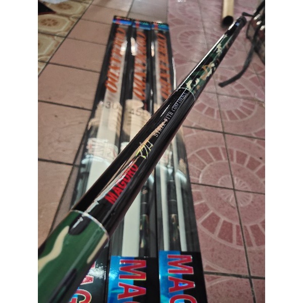 Tegeg Pancing Baronang Maguro Commando 450 540 630 joran tegeg laut