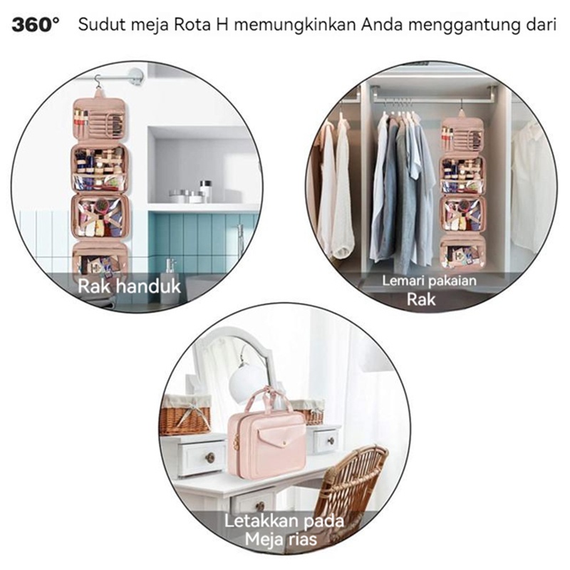 【Debora Mall】tahan air berkapasitas besar / tas penyimpanan portabel wanita