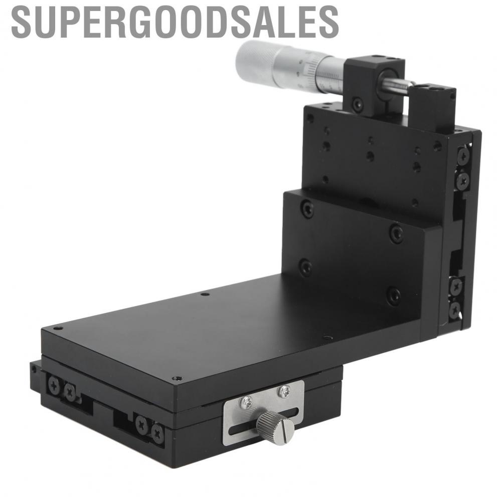 Supergoodsales Slide Table  Anodized Exterior Reliable Manual Linear Stage Aluminum Alloy for Optical Fiber Coupling Mechanical Equipment Positioning
