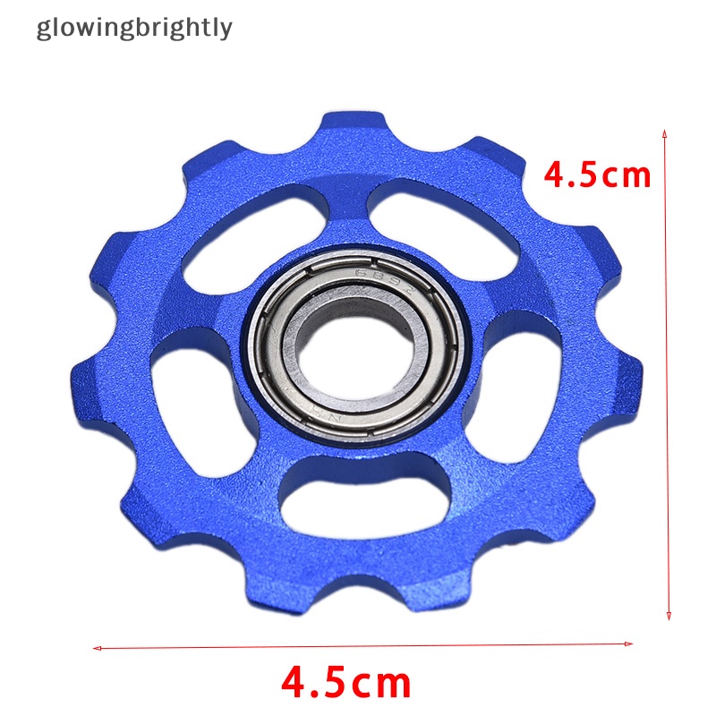 [glowingbrightly] 1pc Ultralight Aluminium Alloy Sepeda Bantalan Jockey Wheel Katrol Derailleur Belakang TFX