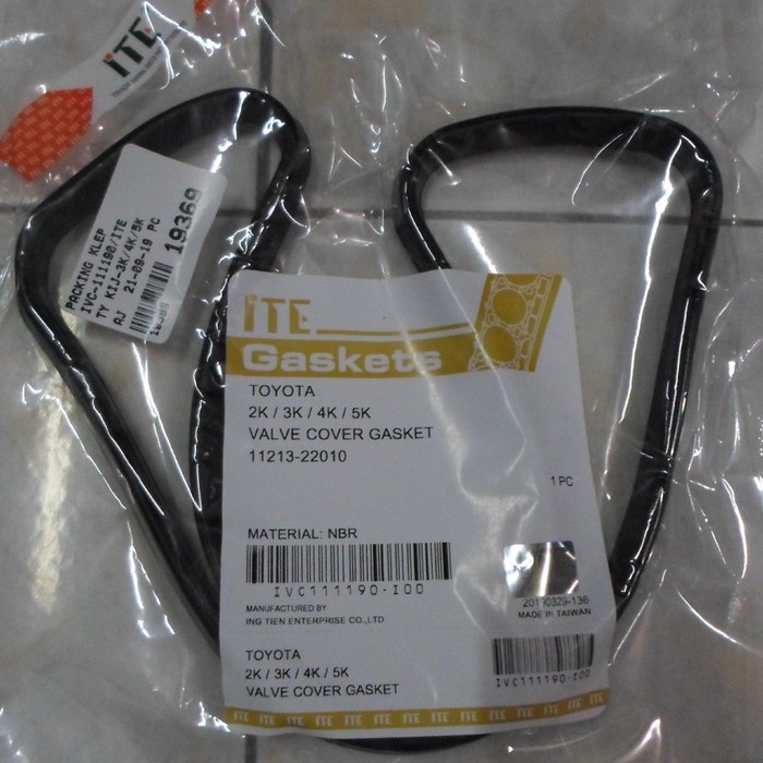 SPAREPART OTOMOTIF- Packing Klep/ Tutup Klep Toyota Kijang / Corolla DX ITE -KOMPONEN AKSESORIS