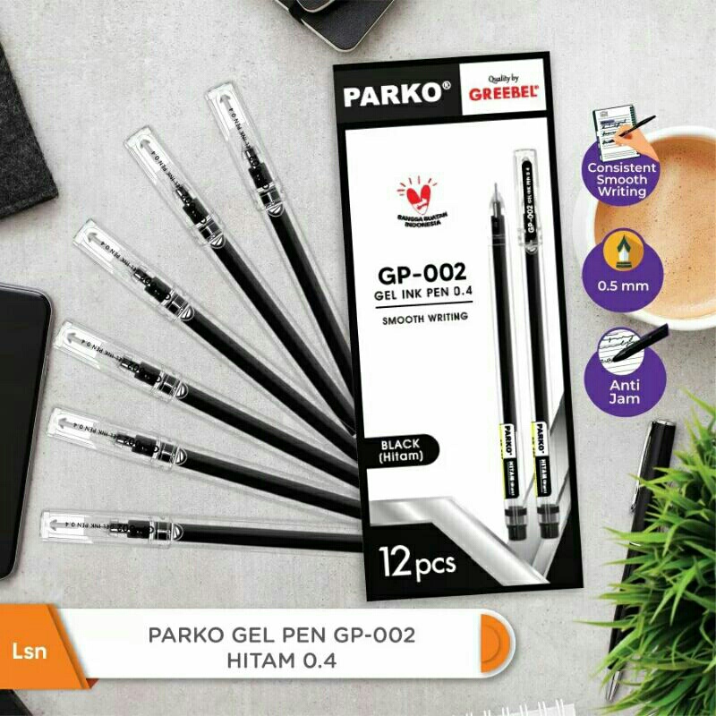 

TOKO RAHAYU - GREEBEL BOLPOIN GEL GP-002 1PAK 12PCS
