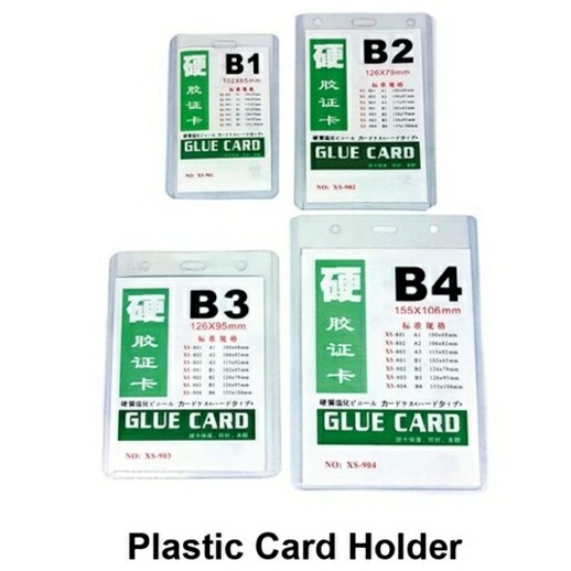 

plastik casing card holder name tag case -