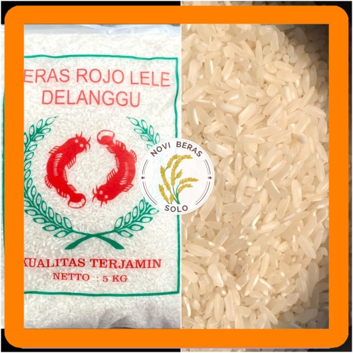 

Beras Raja Lele / Rojo Lele 5 kg PROMO BERAS SRAGEN BERAS DELANGGU Best Seller