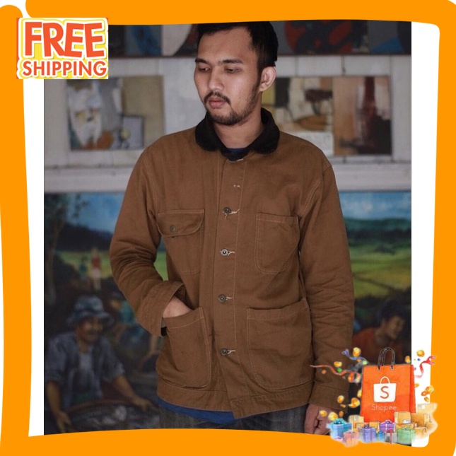 JAKET NASCAR VINTAGE TERMURAH/ jaket parka trucker brown camel, JAKET DAILY OUTDOOR VINTAGE. by SIMI