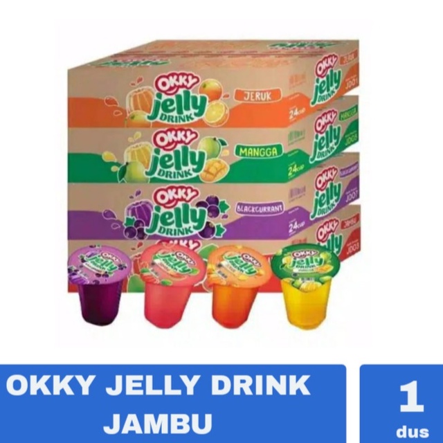 

Okky Jelly Drink Jambu 150 ml x 24 cup ORIGINAL