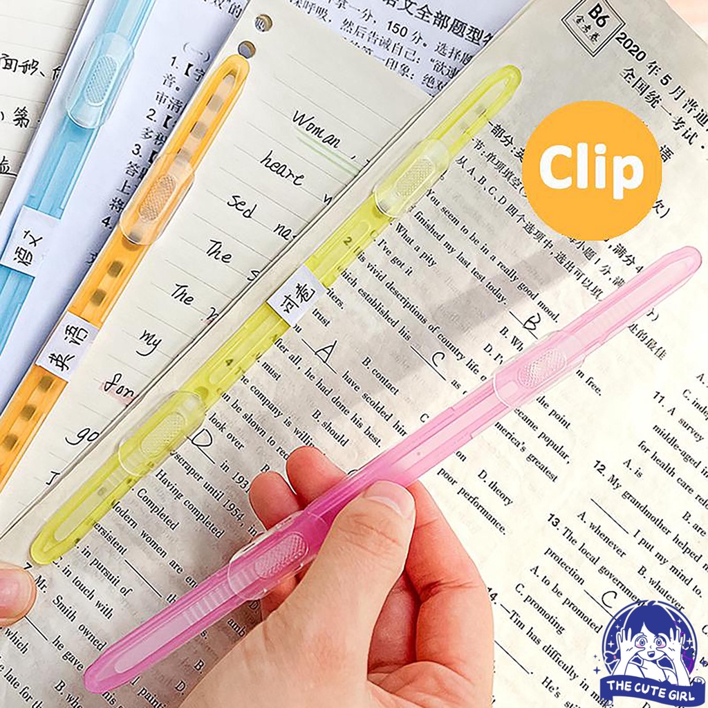 

Klip Binder Loose Leaf Bahan Plastik Untuk Perlengkapan Sekolah - Stazionario