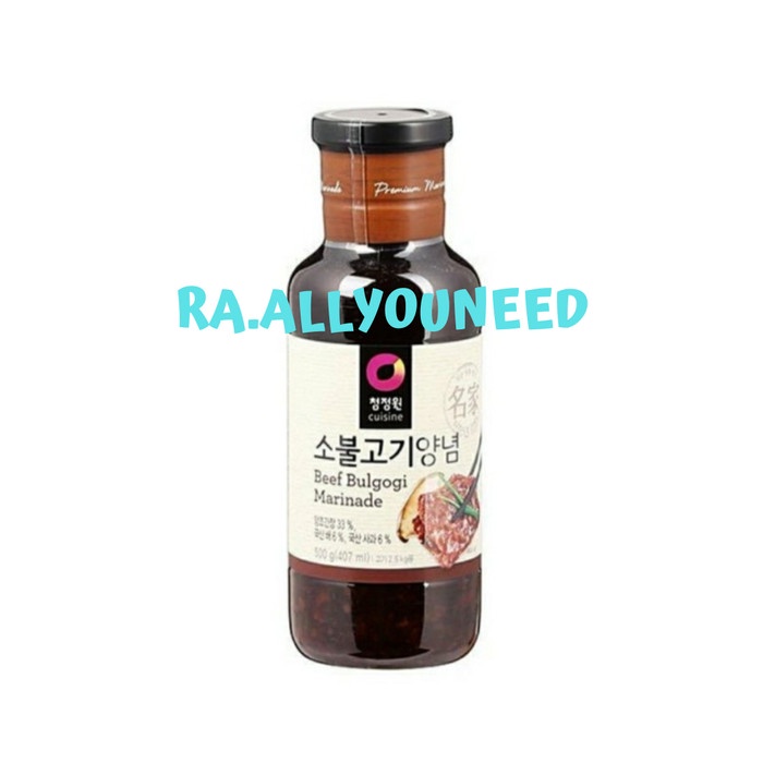 

Bulgogi Sauce For Beef /Saus Bulgogi BBQ 500gr