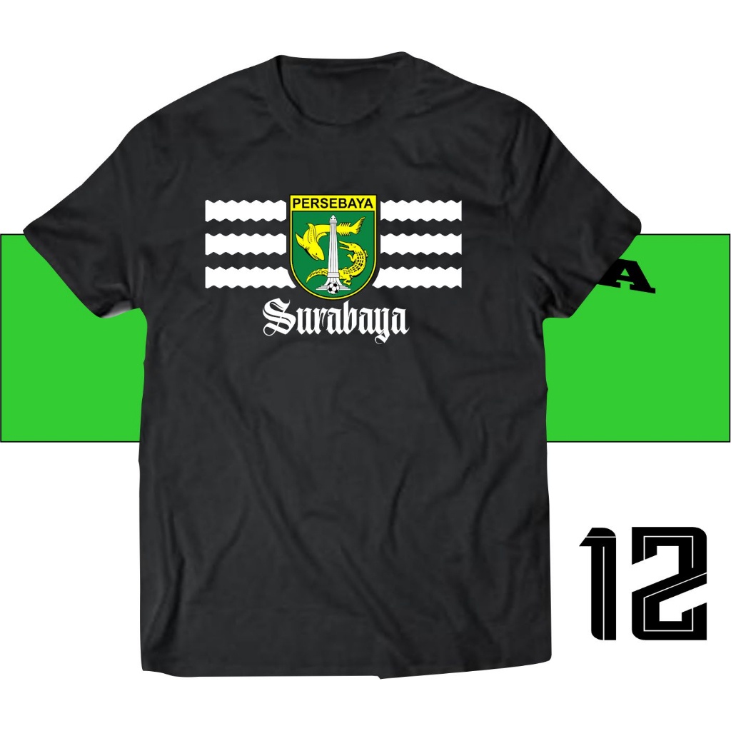 Kaos PERSEBAYA WANI 1927 murah Baju Supporter Bola Bonek Surabaya Liga Indonesia Tshirt Pria Wanita 