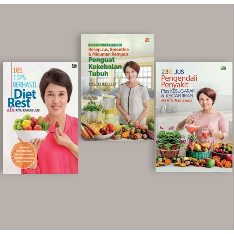 

[INDONESIA] 101 Tips Berhasil Diet Rest, Resep Jus Smoothie Penguat Kekebalan Tubuh, 230 Jus Pengendali