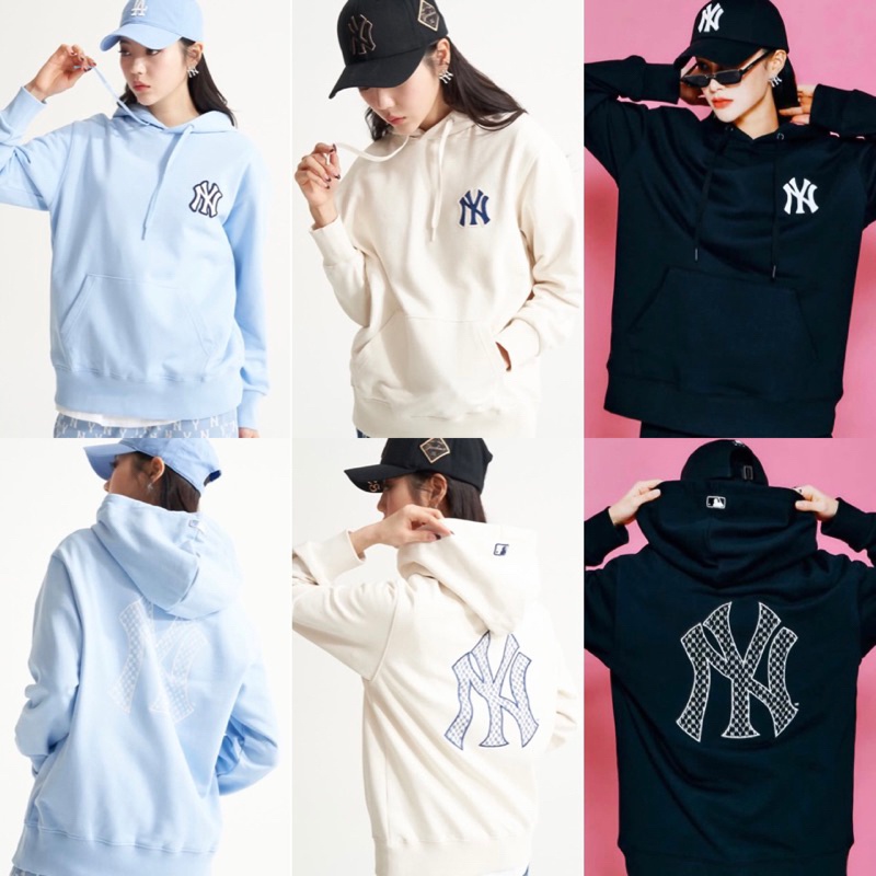 MLBB Ynkees Embroidery Logo Pullover Hoodie Brandeddtermurah