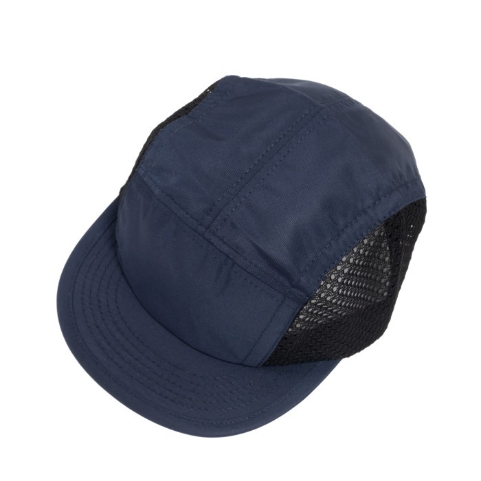topi lidah pendek 5panel jaring - Hitam, M