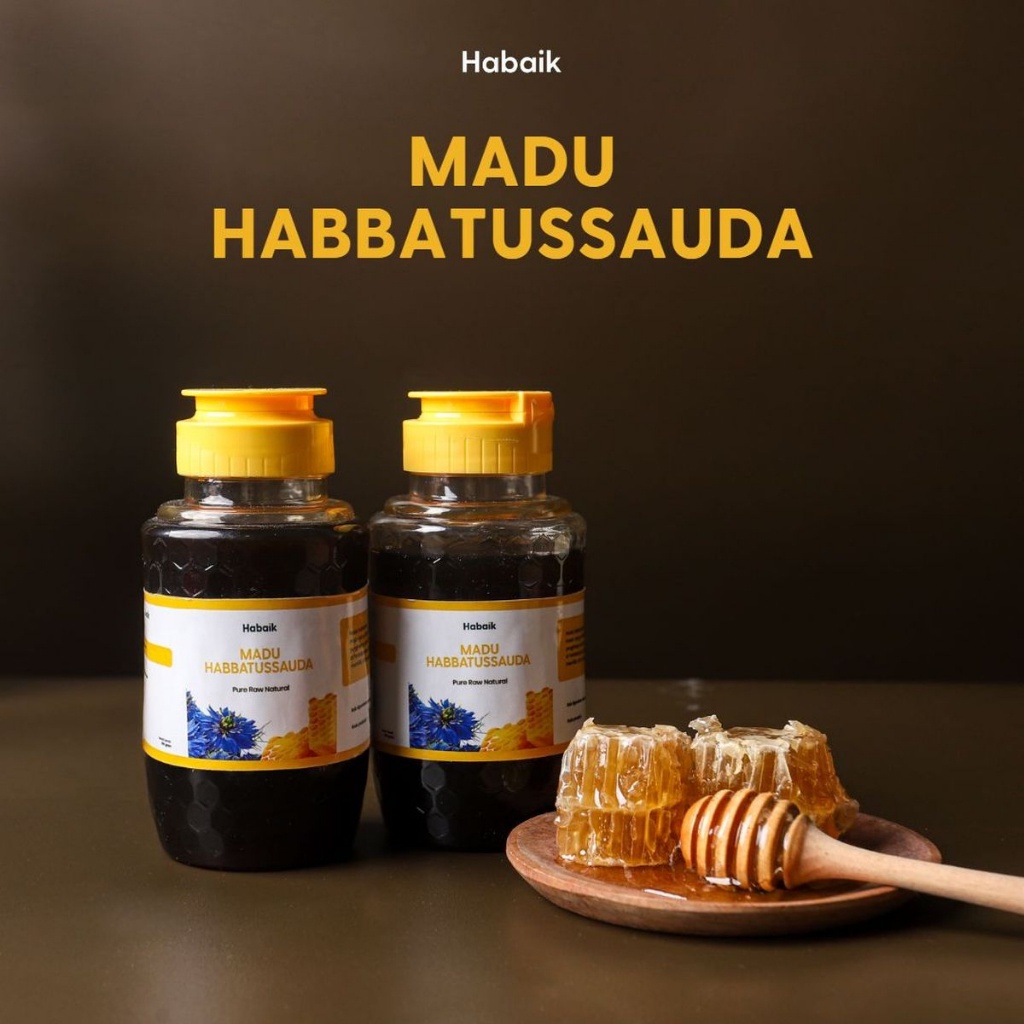 

(Ready) Madu Habbatussauda 250 ml Halal Original Asli Habaik Berkualitas