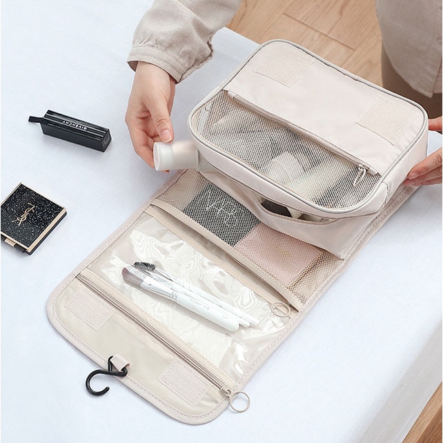 Travel bag Tas kosmetik  storage tas penyimpanan kosmetik perlengkapan mandi tas wanita serbaguna tas traveling original import bahan tebal