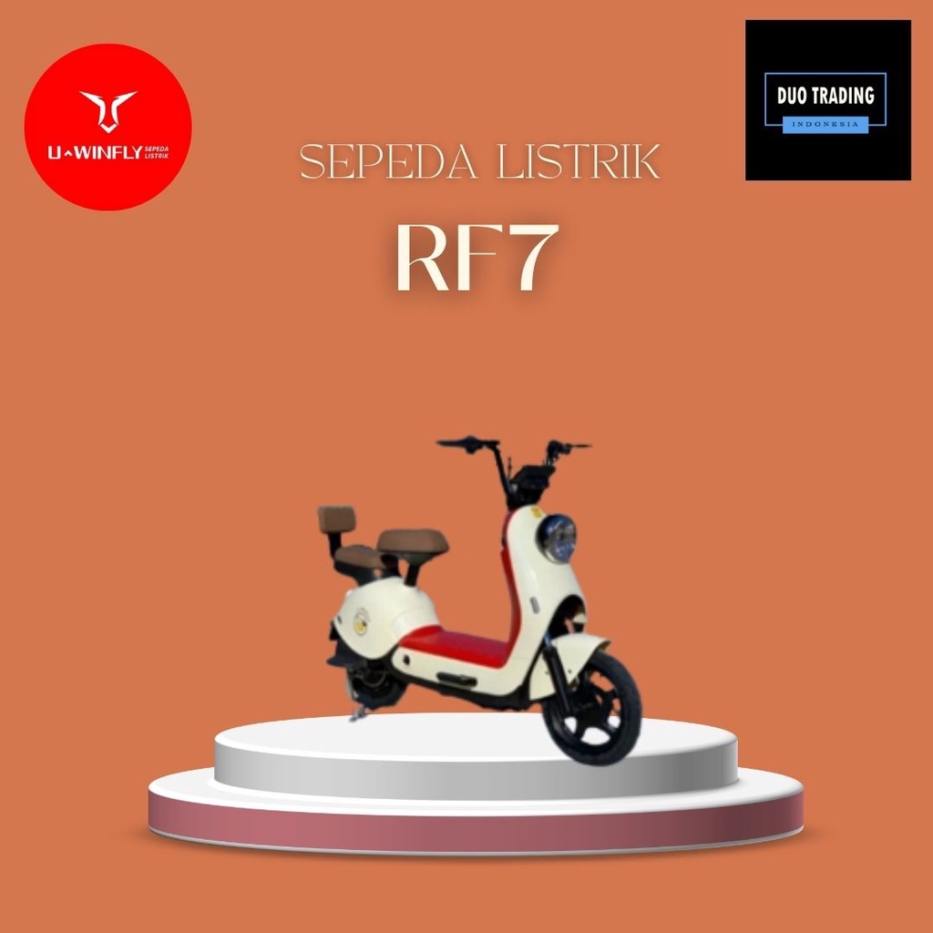 SEPEDA LISTRIK RF 7 RF7 REDFISH 7 REDFISH7 UWINFLY