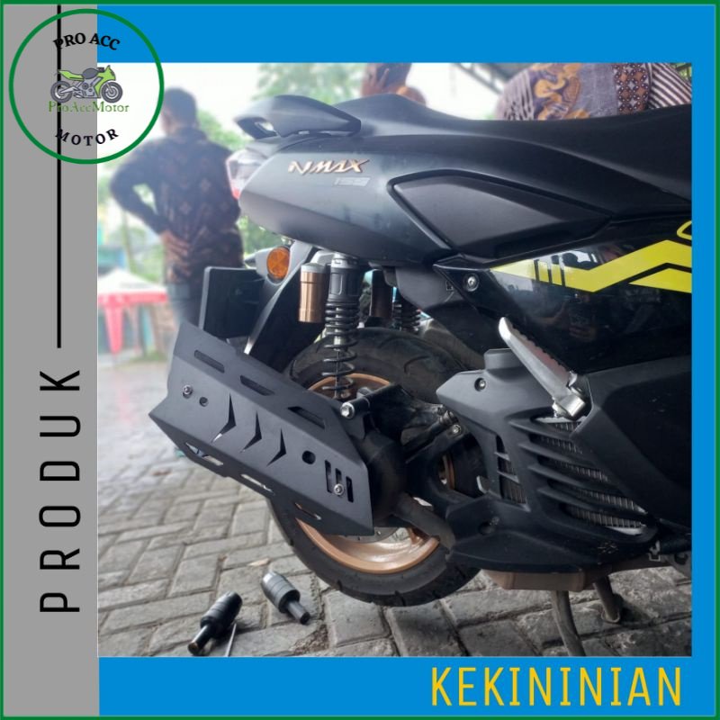 Cover Tutup Knalpot New Nmax 2020 2021 2022 2023 Model Robot Besi Kuat Awet pro acc motor