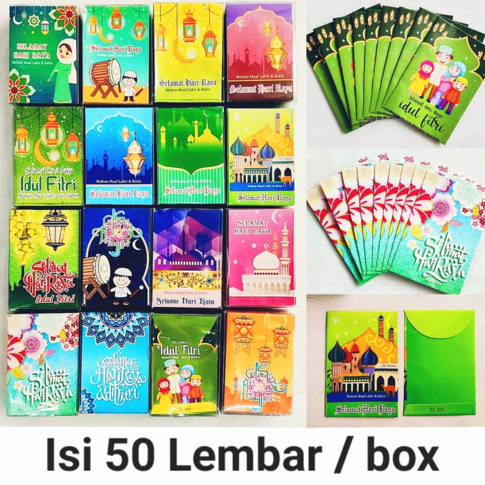 NEW Angpao Lebaran isi 50 Angpau Idul Fitri Ramadhan Kado Murah Grosir Amplop Lebaran Idul Fitri Harga Grosir Termurah