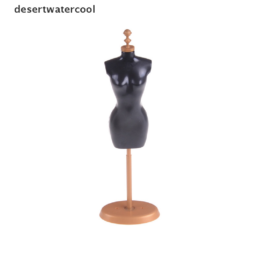 Deid Manekin Hitam Model Berdiri Untuk Boneka Baju Gaun Dress Display Holder 25cm Martijn