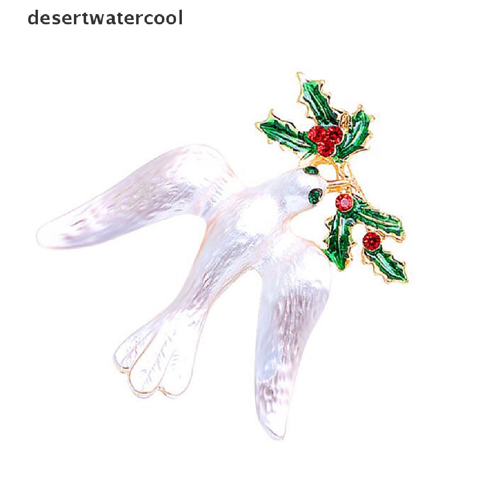 Deid Peace Dove Bros Tren Fashion Burung Merpati Netral Bros Pin Gesper Perhiasan Martijn