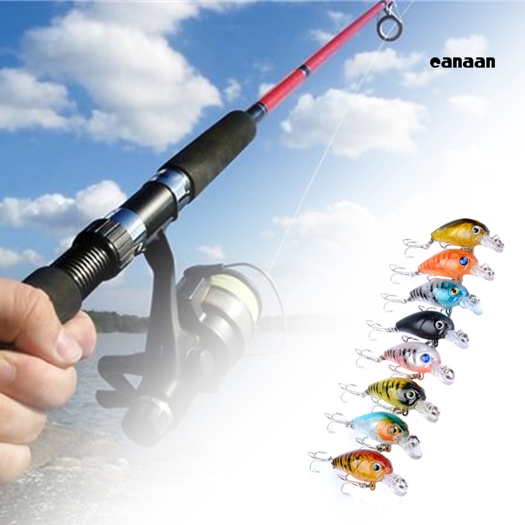 Cnn-8pcs/set Mini Bionic Lure Umpan Pancing Laut Keras Palsu Untuk Memancing