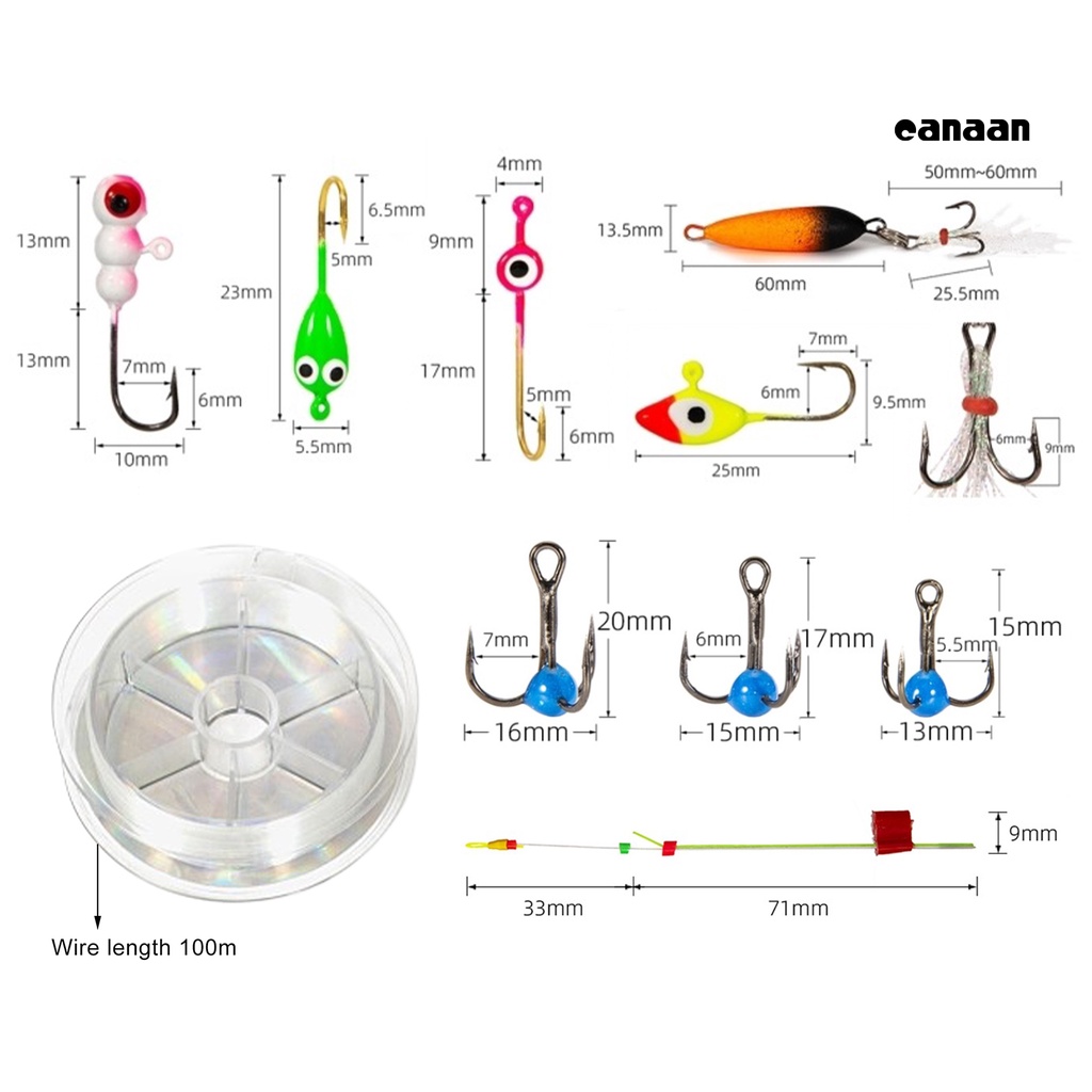 Cnn-1 Set Es Pancing Umpan Set Instalasi Mudah Stabilitas Tinggi Kait Tajam Portabel Treble Hooks Angling Umpan Realistis Bentuk Hidup Umpan Pancing Garis Kombinasi Hadiah