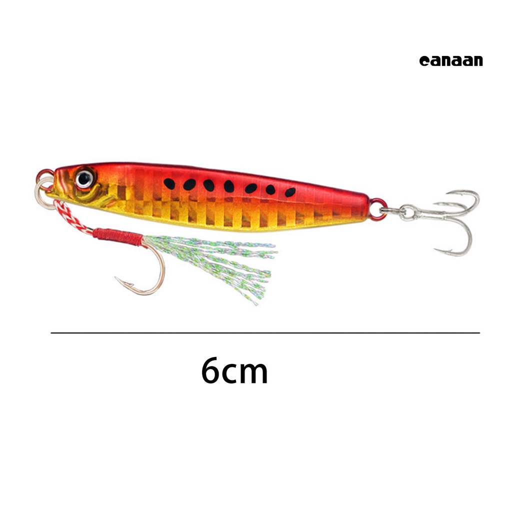 Cnn-6cm/20g Umpan Umpan Simulasi 3D Fisheyes Efek Bercahaya Kait Tajam Plat Besi Lure S-type Hard Bait Fishing Supply