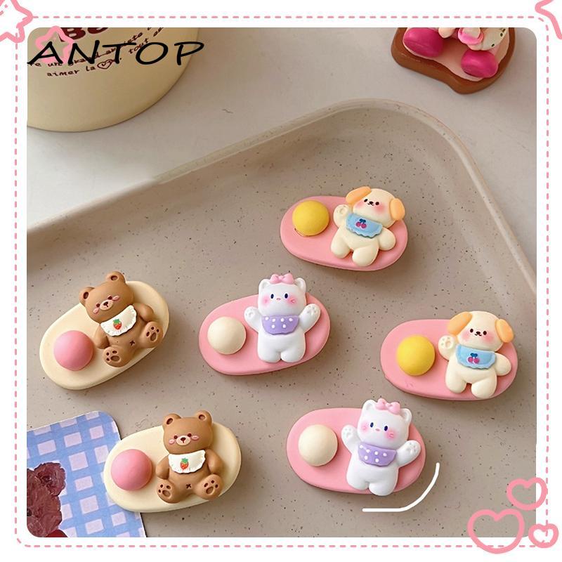 [Antop Termurah] Klip Duckbill Oval Manis Lucu Bib Kartun Jepit Rambut Beruang Kecil Kucing Anjing Klip Samping