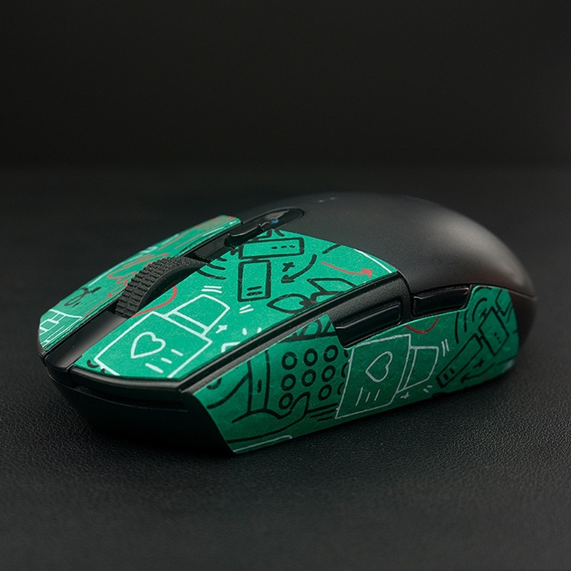 Vivi Mouse Grip Tape Side Sticker Kulit Cicak Tidak Licin Untuk Mouse G304 G102